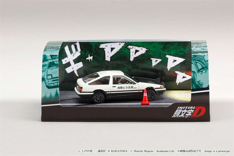 Hobby Japan 1/64 Toyota Sprinter Trueno GT Apex AE86 INITIAL D VS Tomoyuki Tachi