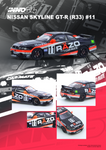 INNO64 Nissan GT-R R33 #11 Razor Trampio Sendan Highland 1995 Winner