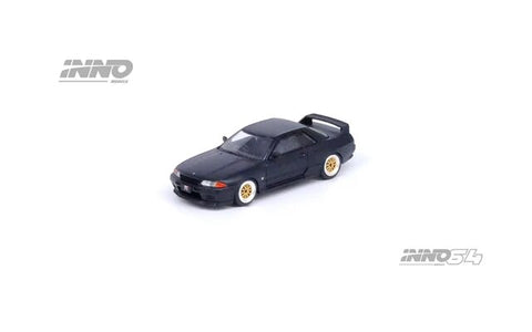 INNO64 NISSAN SKYLINE GT-R R32 Matt Black The Diecast