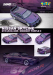 INNO64 1/64 NISSAN SKYLINE GT-R (R33) 400R Midnight Purple II HONG KONG TOYCAR SALON 2023 SPECIAL EDITION