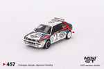 MINI GT 1/64 Lancia Delta HF 1992 Rally MonteCarlo Martini Racing Set of 4