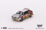 MINI GT 1/64 Lancia Delta HF 1992 Rally MonteCarlo Martini Racing Set of 4