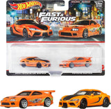 2023 Hot Wheels Fast & Furious Toyota GR Supra Toyota Supra Premium 2 Pack