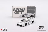 2025 MINI GT #966 Lamborghini Countach LB-WORKS White 2024 Tokyo Auto Salon