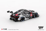 MINI GT #1143 Porsche 911 GT3 R #77 AO Racing 2025 IMSA Petit Le Mans