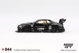 2025 MINI GT #844 Nissan LB-ER34 Super Silhouette SKYLINE Black
