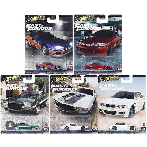 2024 HOT WHEELS FAST & FURIOUS PREMIUM SET OF 5 MIX F