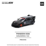 POPRACE #163 Honda Pandem Civic EG6 "Kanjozoku" Matt Black