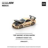 POPRACE 1:64 TOP SECRET GT300 SUPRA CHROME GOLD #277