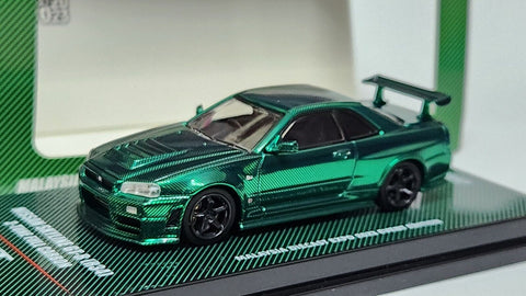 INNO64 Nissan Skyline GT-R R34 Z TUNE Full Carbon Malaysia EXPO 2023 CHASE