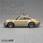 POPRACE 1:64 Porsche Singer 964 Sport Vehicle W/Luggage Gold