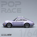 POPRACE 1:64 Porsche Singer 964 Sport Vehicle W/Surfboard Purple