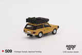 MINI GT  #509 Range Rover 1982 Camel Trophy Papua New Guinea Team USA