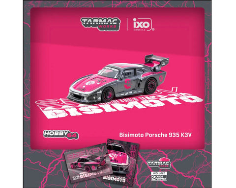 Tarmac Works X iXO Bisimoto Porsche 935 K3V with Trading Cards