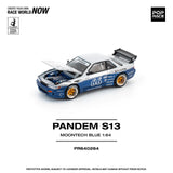 POPRACE 1:64 PANDEM SILVIA S13 MOONTECH BLUE