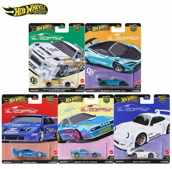 ミニカー Hot Wheels 2025 silhouette set 2025 HOT WHEELS PREMIUM SILHOUETTES - YouTube