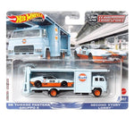 Hot Wheels 2023 Team Transport #57 De Tomaso Pantera Gruppo 4 & Second Story Lorry