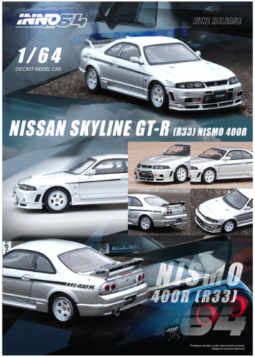 ミニカー ignitiom model NISMO R33 GTR 400R 1/64 INNO64 1/64 NISSAN SKYLINE GT-R (R33) NISMO 400R Sonic
