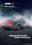 INNO64 NISSAN SKYLINE GT-R R33 PANDEM ROCKET BUNNY CEMENT GREY MATTE