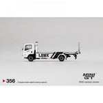 MINI GT 356 Isuzu N-Series Vehicle Transporter LBWK White RHD