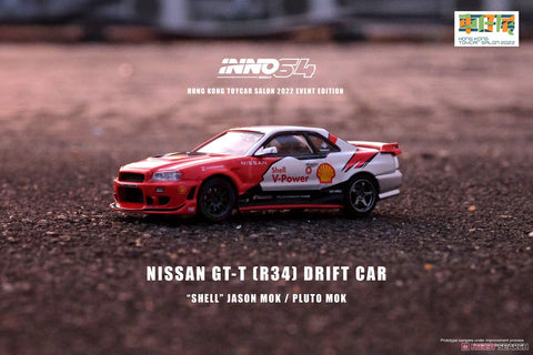 INNO64 Nissan Skyline R34 GTT Drift Car SHELL Jason Mok HK