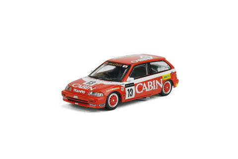 INNO64 1/64 Honda Civic EF3 Gr.A #13 Cabin Macau Guia Race 1988