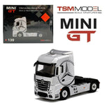 MINI GT 1:64 #139 Mercedes-Benz Actros Cab Only (Silver) RHD
