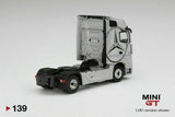 MINI GT 1:64 #139 Mercedes-Benz Actros Cab Only (Silver) RHD