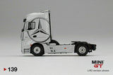 MINI GT 1:64 #139 Mercedes-Benz Actros Cab Only (Silver) RHD