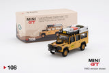 Mini GT #108 Land Rover Defender 110 1989 Camel Trophy Winner (Asia Ver.)