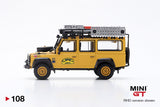 Mini GT #108 Land Rover Defender 110 1989 Camel Trophy Winner (Asia Ver.)