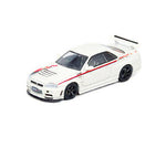INNO64 1:64 Nissan Skyline GT-R R34 (White) Nismo Sports Resetting