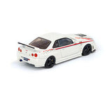 INNO64 1:64 Nissan Skyline GT-R R34 (White) Nismo Sports Resetting