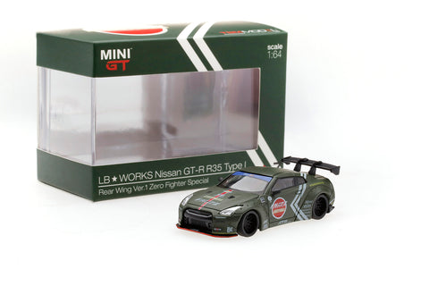 Mini GT #7 1/64 LB★WORKS Nissan GT-R (R35) Zero Fighter