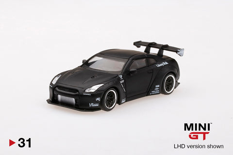 MINI GT #31 LB☆WORKS Nissan GT-R R35 Matte Black – J Toys Hobby