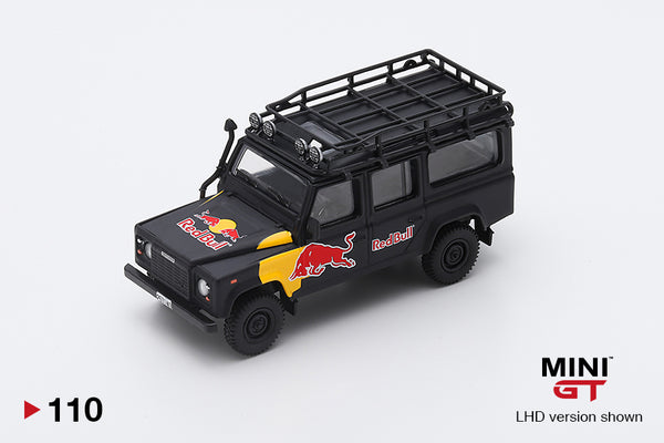 MINIGT 1/64 #110 ランドローバー ディフェンダ110 レッドブル MINI GT #110 Land Rover Defender 110 Red Bull LUKA – J Toys Hobby