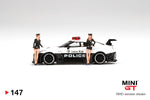 MINI GT #147 Liberty Walk Nissan GT-R R35 Type 1,Rear Wing Version 1 JDM Police