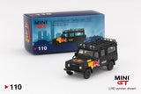 MINI GT #110 Land Rover Defender 110 Red Bull LUKA