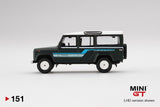 MINI GT #151 Land Rover Defender 110 1985 County Station Wagon Grey