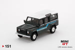 MINI GT #151 Land Rover Defender 110 1985 County Station Wagon Grey