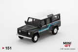 MINI GT #151 Land Rover Defender 110 1985 County Station Wagon Grey