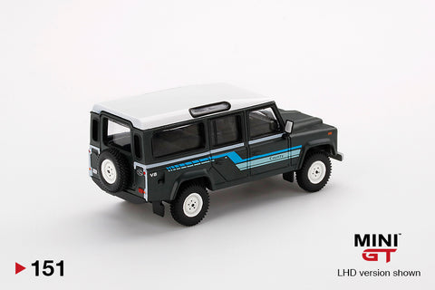 Mini GT 1:64 Scale #151 Land Rover Defender 110 County Station