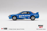 MINI GT #166 Nissan Skyline GT-R (R32) Gr. A #1 Calsonic 1991 RHD