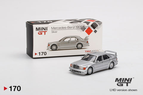 MINI GT #170 Mercedes-Benz 190E 2.5-16 Evolution II DTM Silver