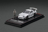 IGNITION MODEL 1/64 Mazda RX-7 FC3S RE Amemiya White w Mr. Amemiya IG2500