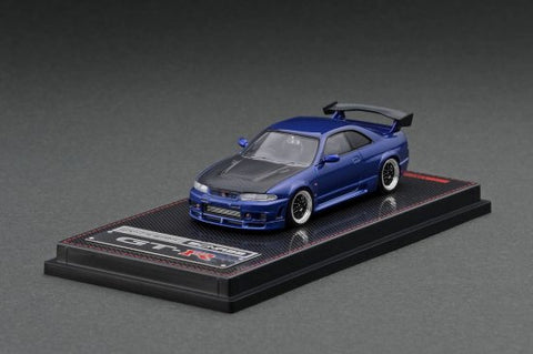 Ignition Model IG 1/64 Nissan Skyline GT-R GTR Nismo R33 Blue Metallic IG2508