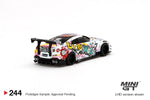 MINI GT 244 LB★WORKS Nissan  GT-R R35 Type 2 Rear Wing ver 3 LBWK Kuma Graffiti