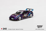 MINI GT 245 LIBERTY WALK LB WORKS GT NISSAN R35 GT-RR VER.1 PURPLE METALLIC