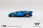 MINI GT #266 Bugatti Vision Gran Turismo Light Blue LHD