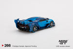 MINI GT #266 Bugatti Vision Gran Turismo Light Blue LHD